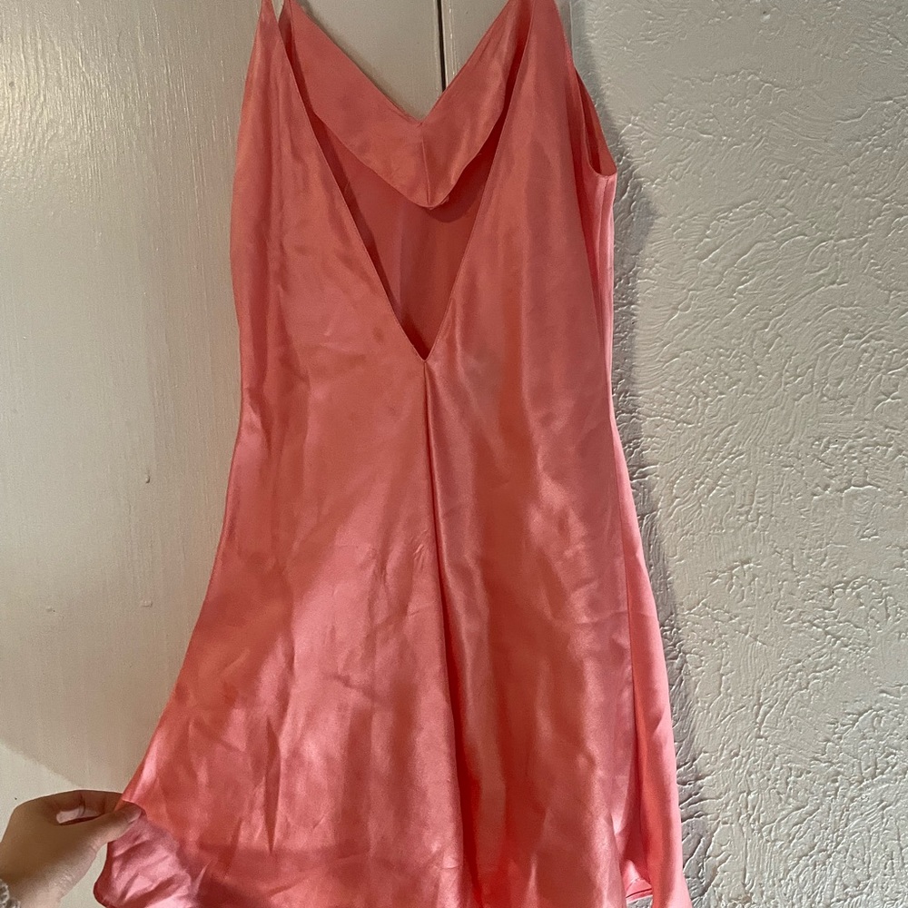 Victoria’s Secret gold label pink slip dress